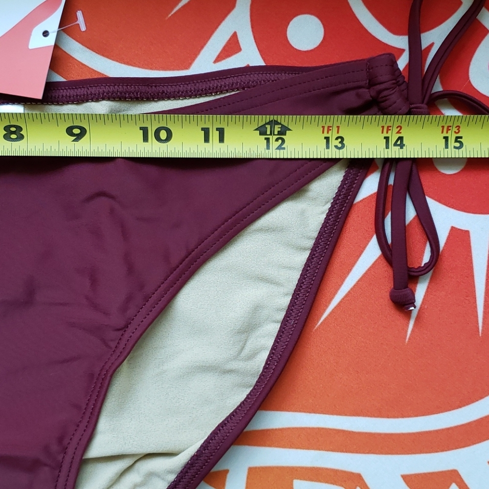 NWT🍷Merlot string bikini bottom - Picture 5 of 7